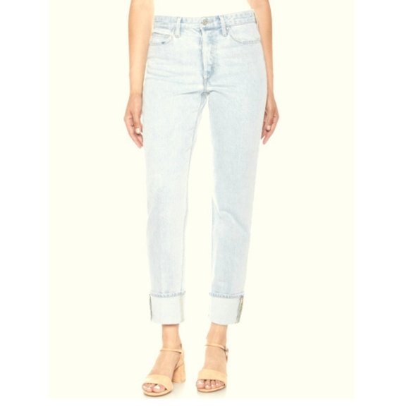 Joes Jeans 32 The Smith High Rise Straight Ankle Light Wash Denim NEW - Picture 2 of 10